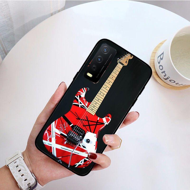 Eddie Van Halen Graphic Guitar Phone Cover For Vivo Y31 Y30 Y33S Y11S Y12S Y17 Y20S Y21S Y1S Y53S Y15 Y19 Y91C V23 Cases Coque