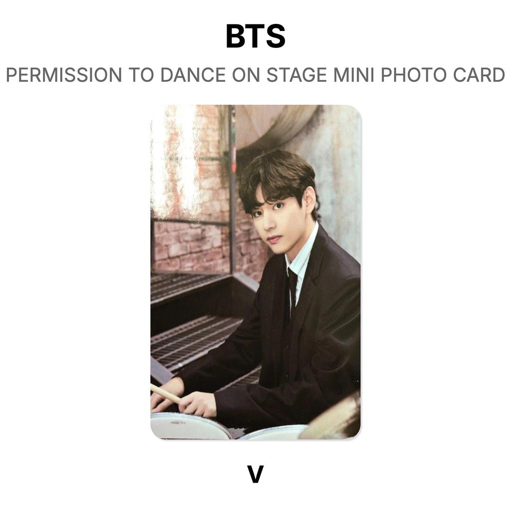 BTS PERMISSÃO PARA DANÇAR NO PALCO MINI CARTÃO FOTOGRÁFICO Fotocarteira Oficial