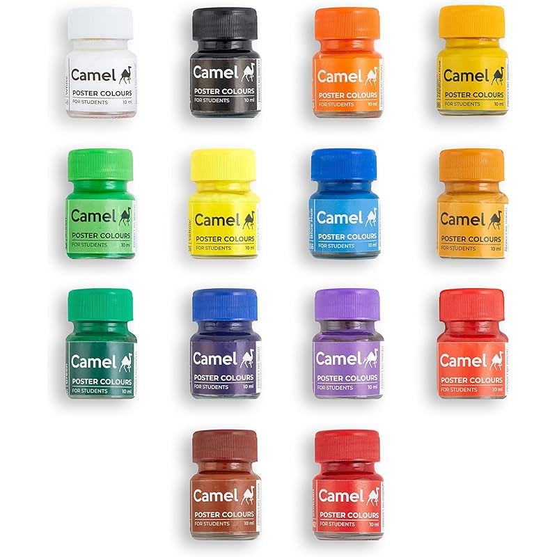 Camel Student Poster Color - 10Ml Each, 14 Shades 3 зелёный
