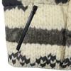 CASSAVES Print Knit Down Vest M Beige X Gray Men's Used