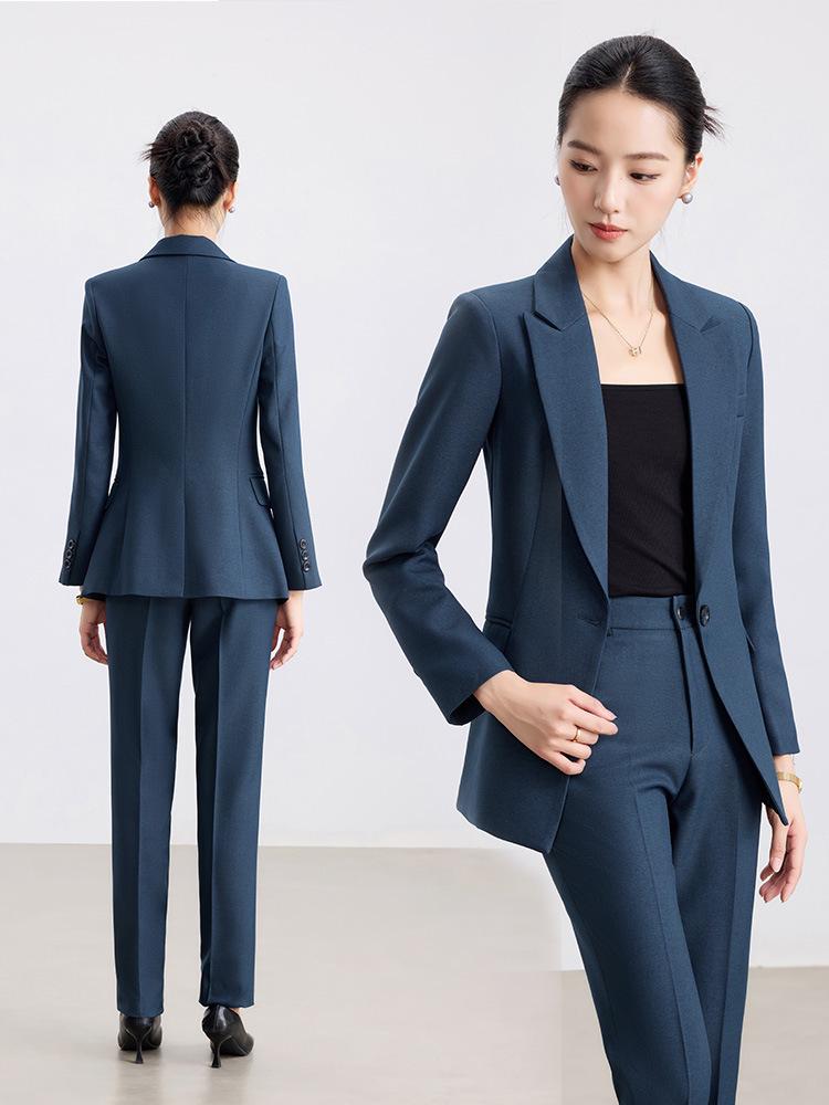 Элегантный женский костюм 2025: Шикарная Осенне-Зимняя Рабочая Одежда для Управляющего Отелем - Профессиональная, Формальная Одежда XXL