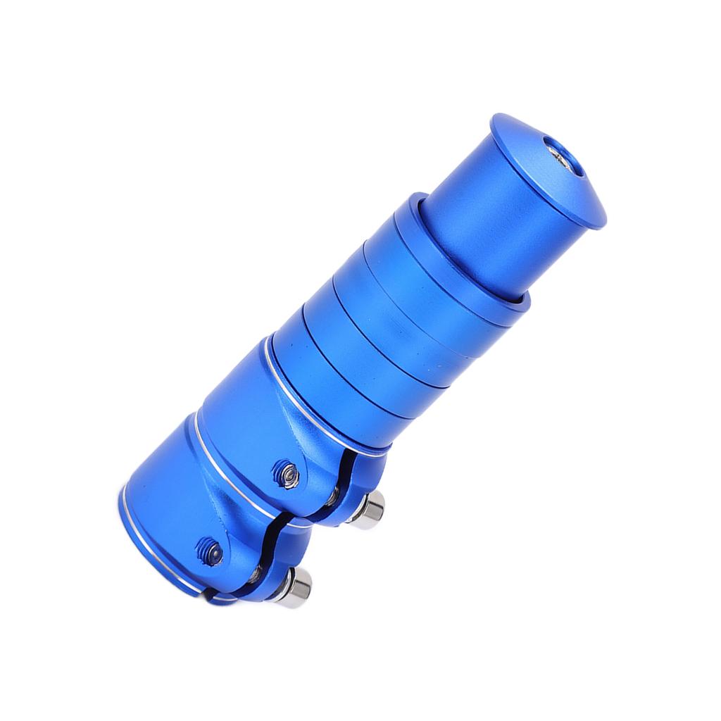 Mountain Bike Stem Riser Extension Aluminum Alloy Bicycle Front Fork Tubes Extender for Mountain Road BicycleBlue