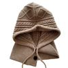 New Winter Hat for Women Korean Fashion Autumn and Winter Red Knitted Hat Fashionable and Versatile Warm Head Wool Hat Ear Protection