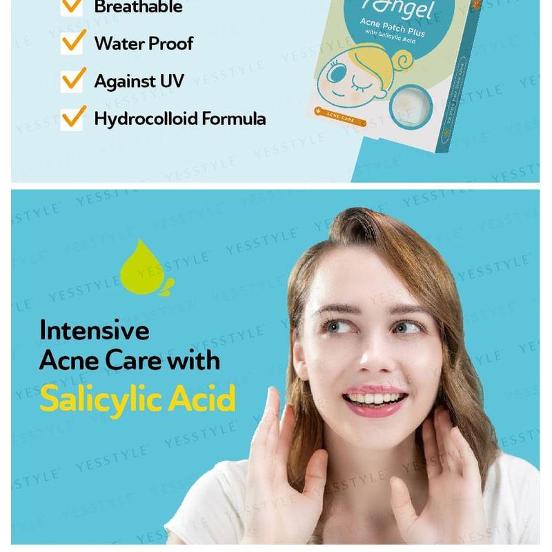 DermaAngel - Denní náplasti na akné s kyselinou salicylovou Plus 24 ks