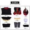 Le Cirque des Monstres Pierrot Clown Ensemble Complet Costume Cosplay Perruques Halloween Vêtements de Jeu de Rôle Vêtements Masque Chapeau Unisexe