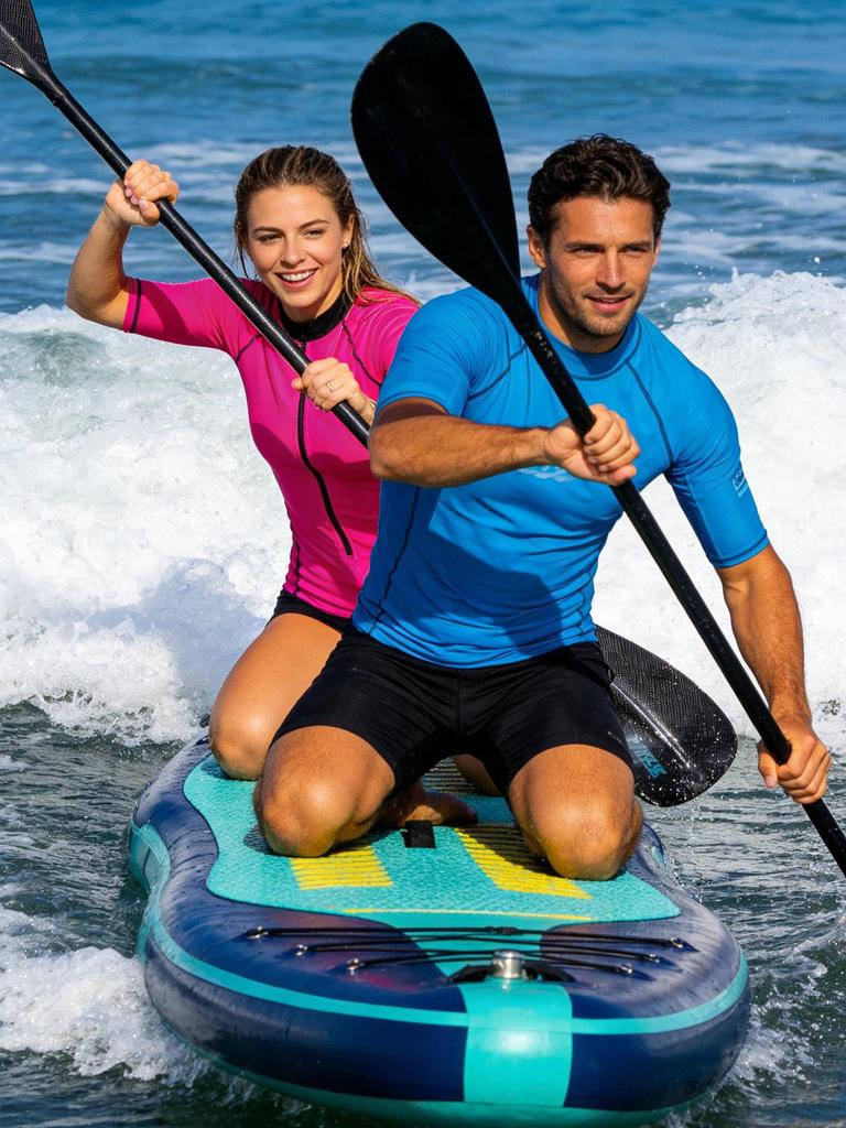 Inflatable Stand-Up Paddleboard - Professional Surfboard and Kayak Board for Beginners