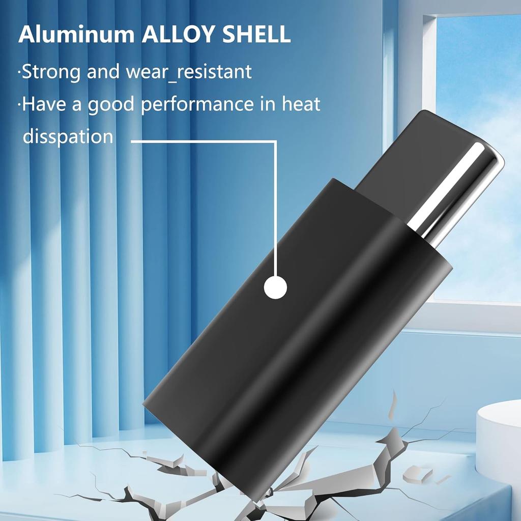 USB C to USB Adapter USB C Male to USB 3.0 Female OTG Adapter Fast Data Transfer and Charging, 3