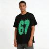 Christmas Themed Number 67 Decorated Casual Top For All Ages Pure cotton T-shirt