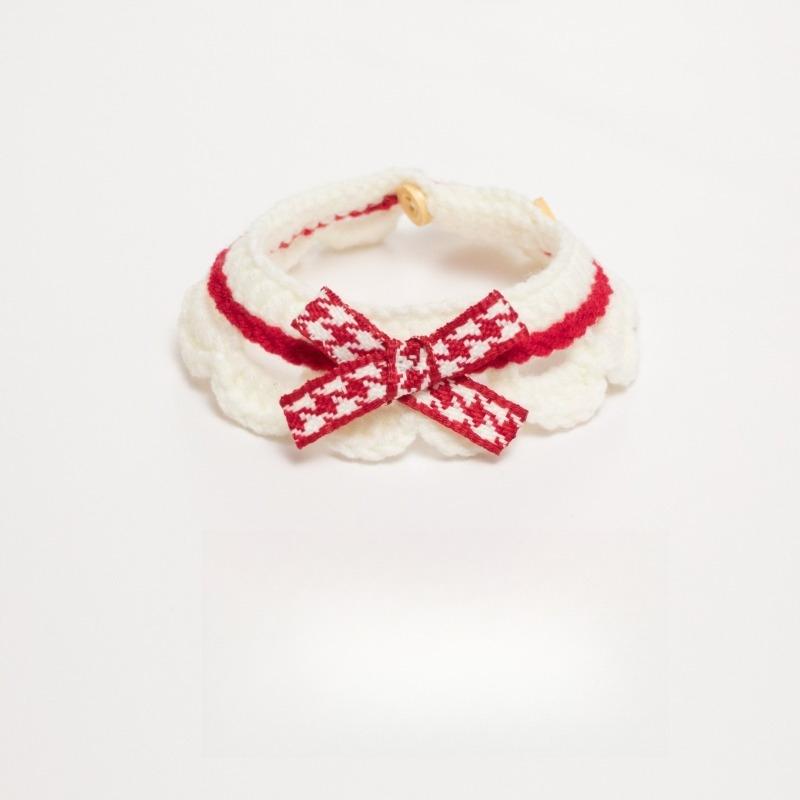 Sweet Japanese Cat Scarf Soft Collar Pet Decoration Bow Drool Towel