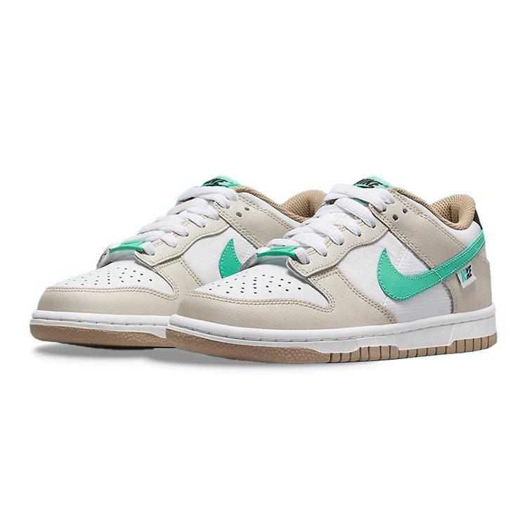 Nike Dunk Low Split Seam White Tan Mint GS DX6063-131