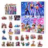 Advent Calendar Contains 24 Gifts, Cute Figures Doll Advent Calendar, Countdown Calendar With Surprise Toys, Collectible Figures Gift For Kids