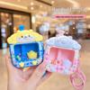 Creative Claw Machine Keychain: Cute Pet Ball Grabber Stress Relief Toy Pendant