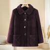 Women's Autumn Lapel Button-Front Warm Coat