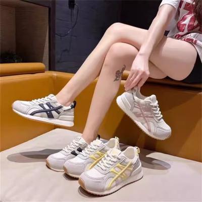 Sommer Deutsch Training kleine weiße Schuhe Damen Mesh atmungsaktiv 2025 neu vielseitig super Feuer Forrest Gump Schuhe lässige Sport Laufschuhe