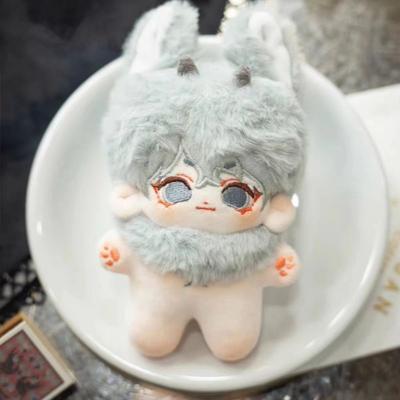 10cm Cute Plush Toys Doll No Attributes Short Soft Rabbit Fur Cloud Lamb with Animal Ear Plush Doll Bag Keyring Gift