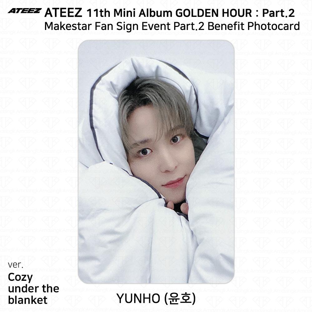 ATEEZ Golden Hour Part.2 Makestar Meet & Call Event Part.2 Carte photo de bienfaisance