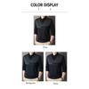 Browon Brand Tees Tops Men Autumn Fashion Fake Two Piece Long Sleeve T-Shirt Men Regular Fit Business Casual Work Clothes Man