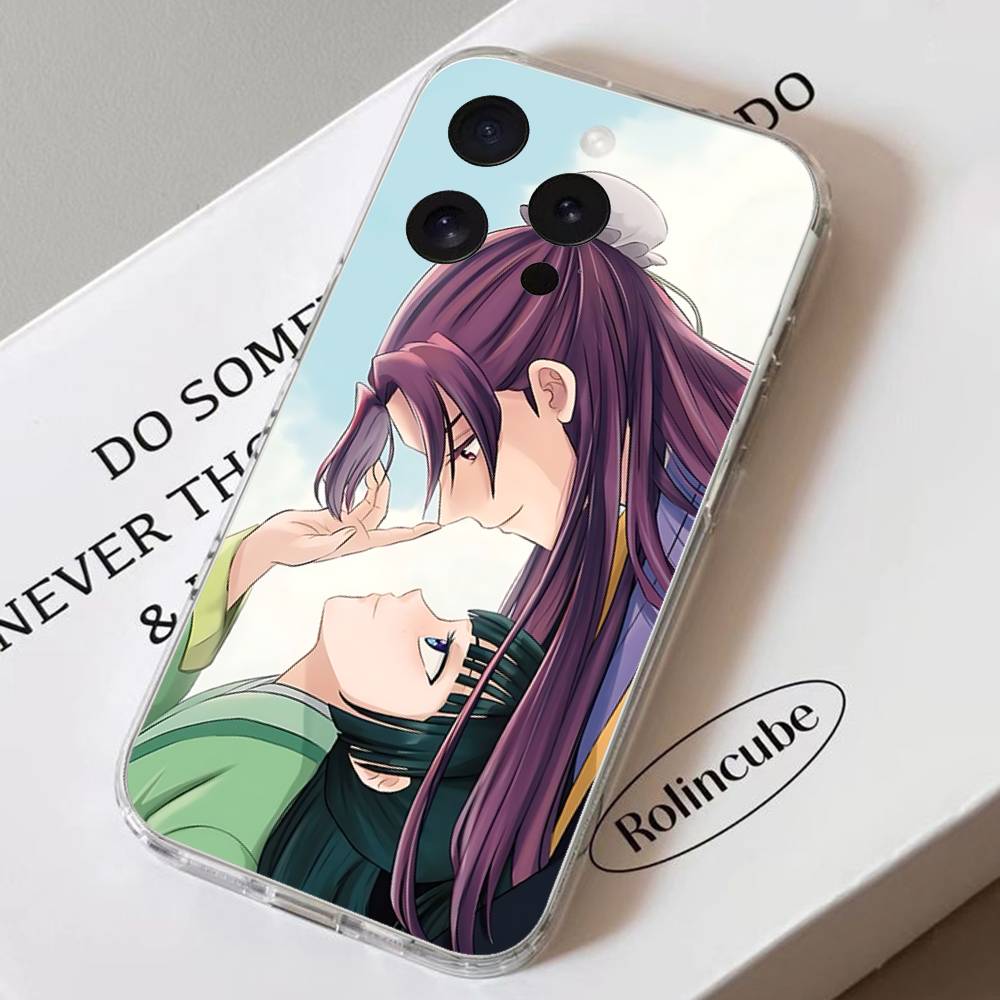 Jinshi And Maomao The A-Apothecary D-Diaries Phone Case Soft Transparent Case For IPhone 17 16 15 14 13 12 11 Pro Max Mini Plus