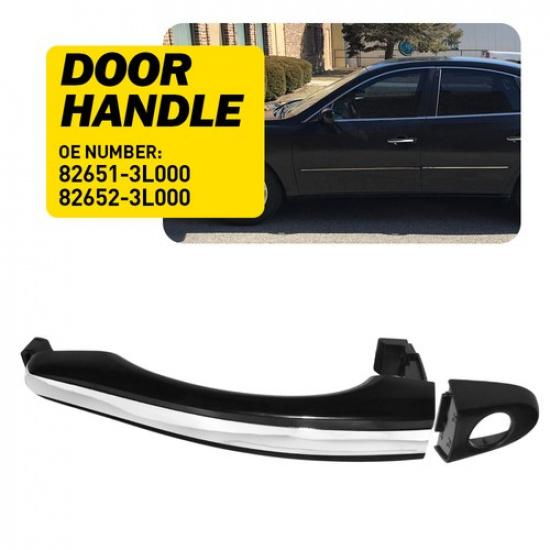Outside Door Handle Black Chrome Front Left For Hyundai Azera 2006-2011 EOOK