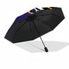 Football Ravens Logo Umbrella 8-Frame for Travel, Camping, Casual Lightweight Portable Umbrella, Essential for Every Family Holidays Gift