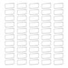 50pcs Metal Rings Durable Iron Rectangle Buckle Rings for DIY Belt Handbag Buckle Hardware Clothes Decoration