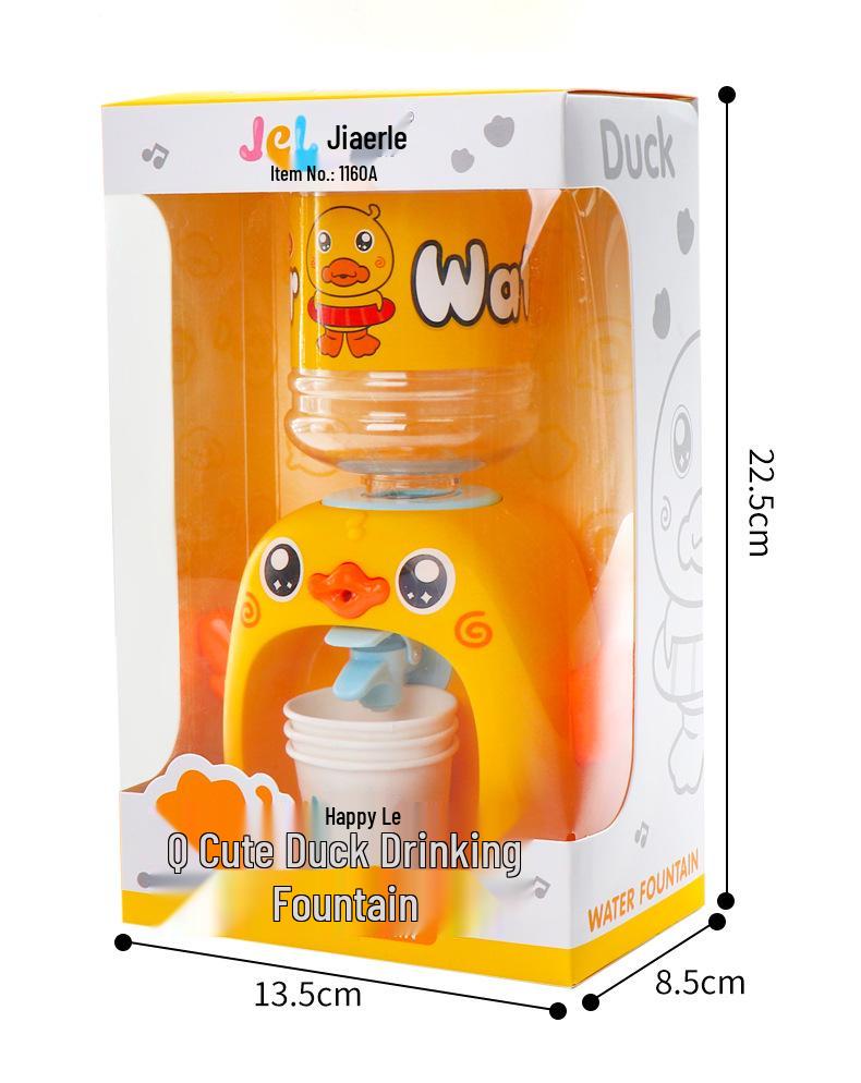 Dinosaur Water Dispenser Toy for Kids - Mini Kitchen Play and Educational Fun