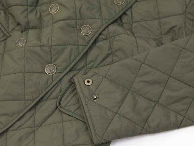 POLO RALPH LAUREN Double Quilted Size Norton Green Girls' Jacket, M, 0101502, [Used]