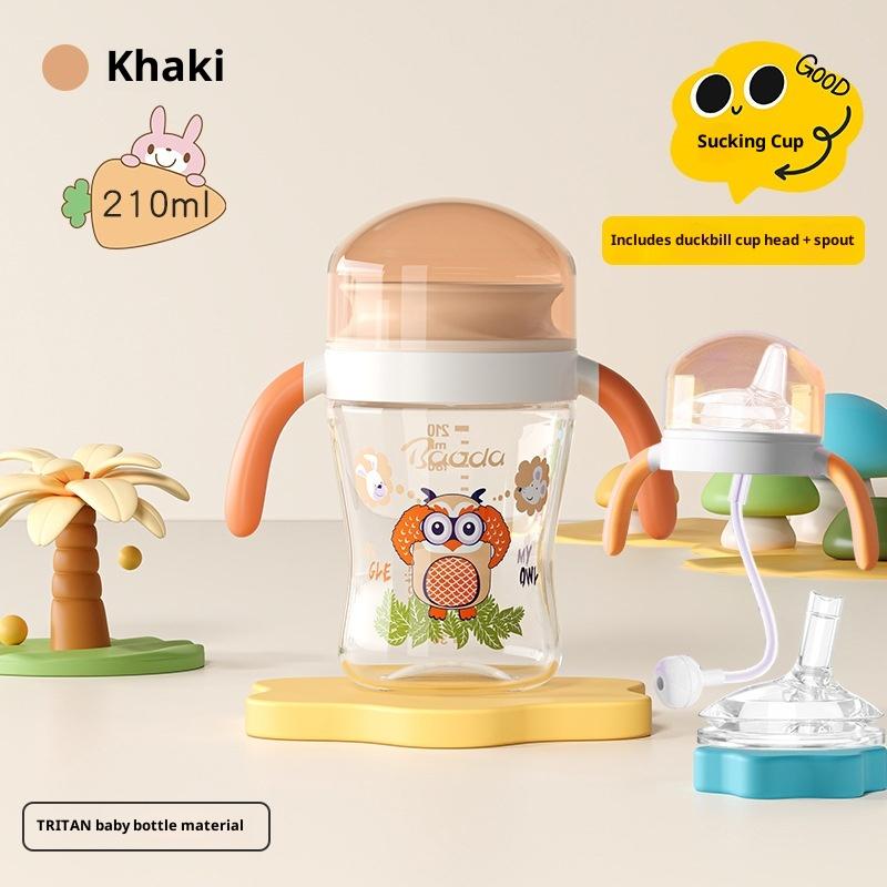 

Baby PPSU Sippy Cup; Baby Drinking Cup; Straw Cup; Children S Open Cup; Insulated Cup TRITAN material 210ml коричневый