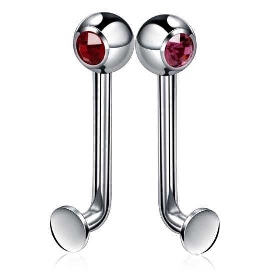 1Pc Steel Fashion Stainless Ring Genital Vertical Barbell Body Piercing Jewelry Gift
