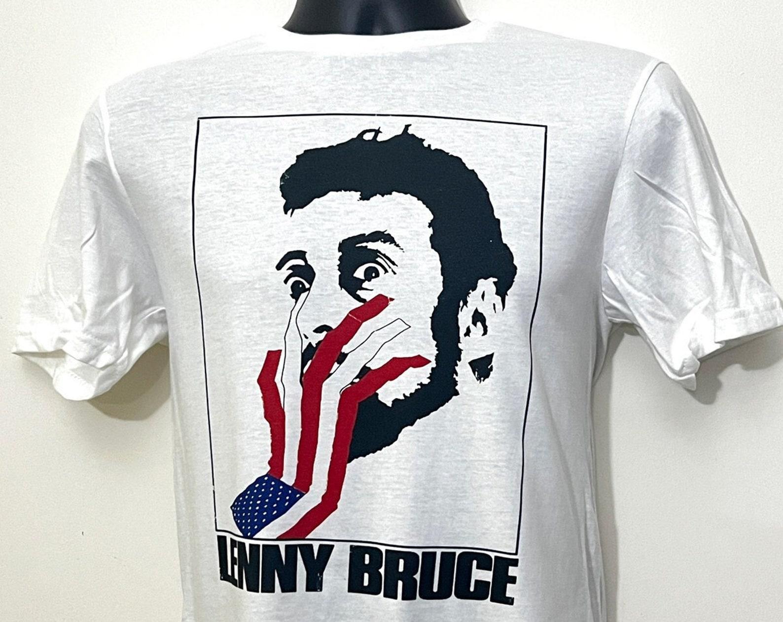 LENNY BRUCE T-shirt - vintage retro - punk comedy - lenny bruce tee M