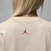 Jordan Bedrucktes lockeres lässiges Sport Kurzarm-T-Shirt Damen Oberteile Off-White FV7120203