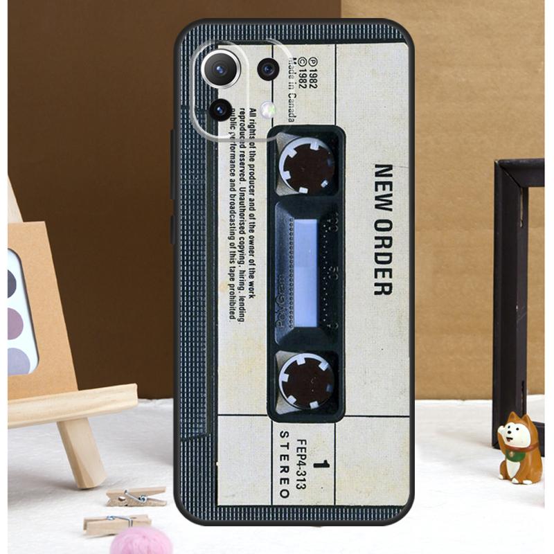 Old Cassette Tape Case For Xiaomi 14 Ultra 13 11T 12T 13T Pro 12 Lite POCO X6 Pro X3 X4 X5 M5s M6 F3 F5 Cover