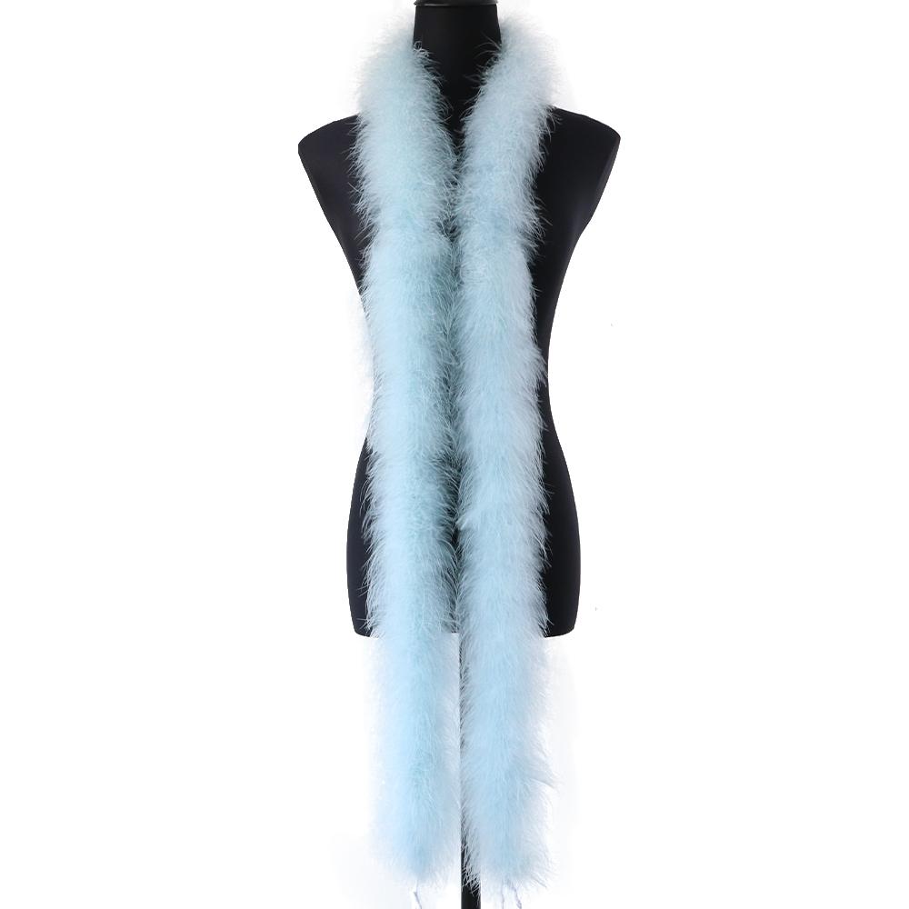 2 Meter Purple Fluffy Marabou Feather Boas For Diy Craft Sewing Trim Home Wedding Party Christmas Decoration 22G