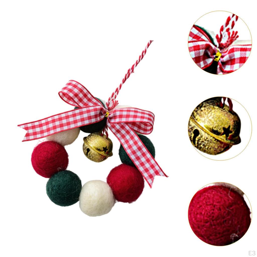 Christmas Tree Wreath Pendant Decor Gift Xmas Decoration Hanging Ornament for Hallway