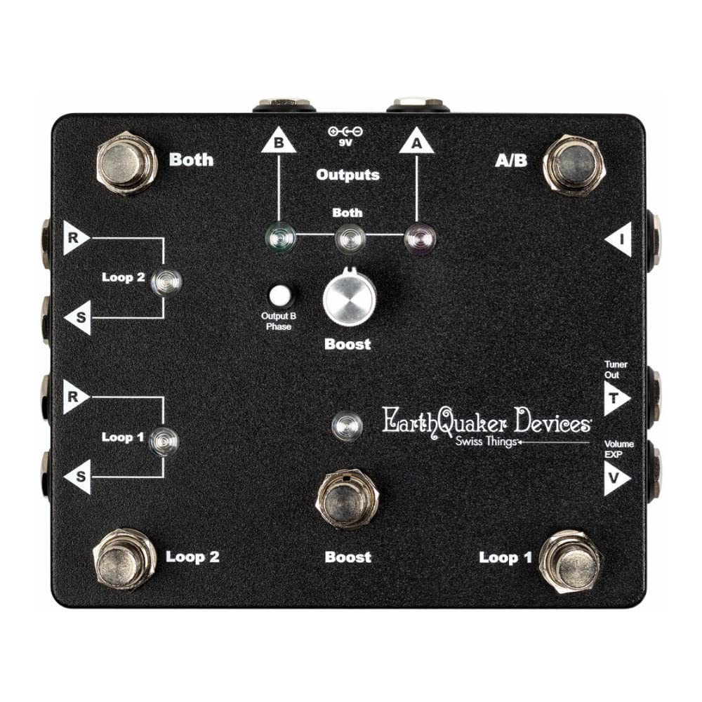 

EarthQuaker Devices Swiss Things Guitar Effects Pedalboard Reconciler