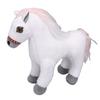 30cm White Plush Horse Toy Soft Stuffed Animal Horse Doll Ornament Fluffy Decoration for Home