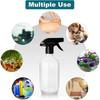 500ml PET Plastic Spray Bottle with Mist Refillable Hair Plants Personal Care Empty Sprayer Garden Supplies