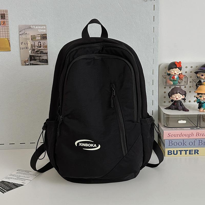 Travel Large Capacity Backpack High School Junior High School Student School Bag Simple Versatile Casual Backpack