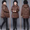Mutter Winter Unten Baumwolle Jacke Mantel Verdicken Warme Oma Schnee Tragen Parkas