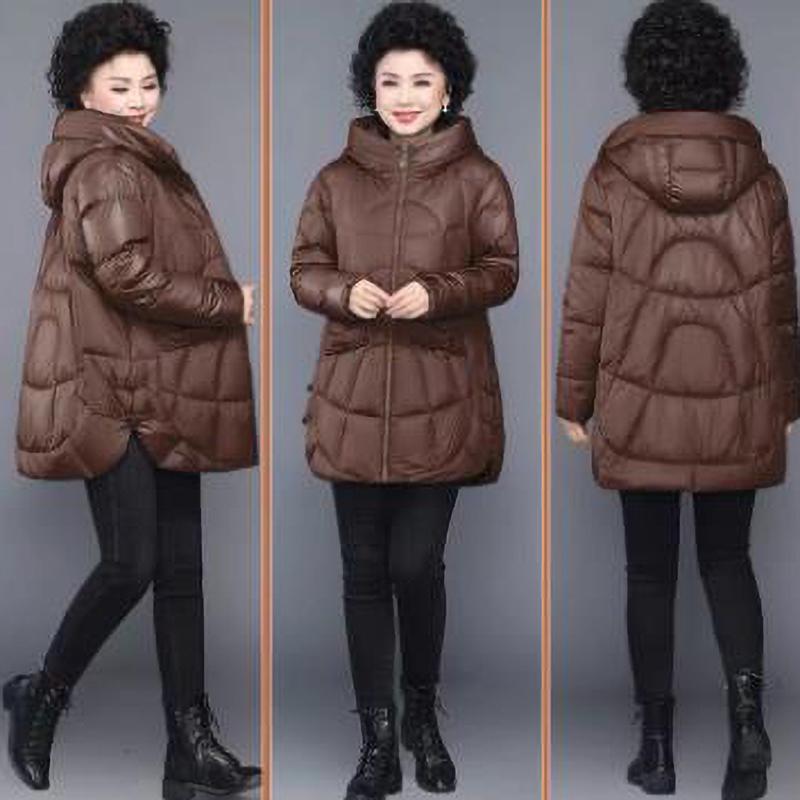 Mutter Winter Unten Baumwolle Jacke Mantel Verdicken Warme Oma Schnee Tragen Parkas