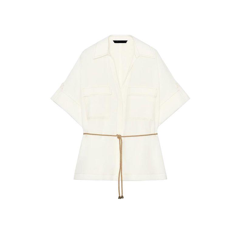 Summer Simplicity Shoelace Tour Hunting Jacket Shirt 3711393 High Waist Vacation Style Wide Leg Pants 2116393