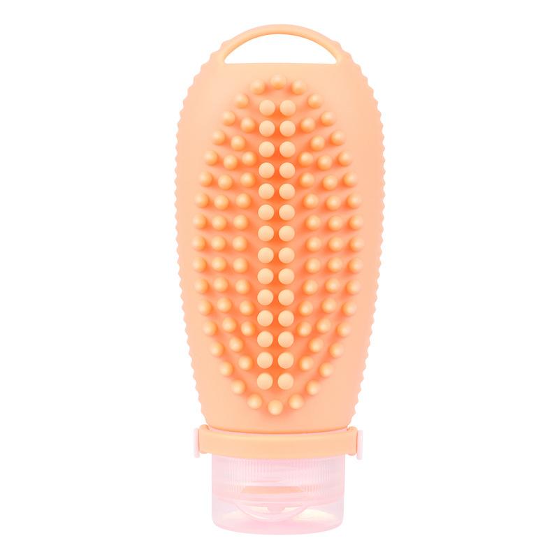 

Силиконовый массажер для кожи головы, щетка для шампуня 2 в 1 с мягкой щетиной, эксфолиатор для мытья волос, портативный инструмент для чистки для путешествий оранжевый