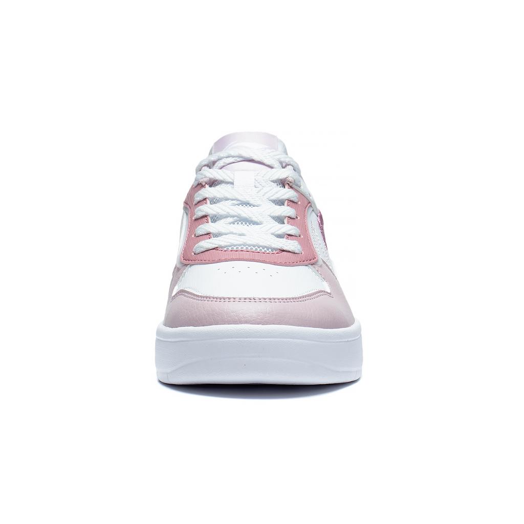 Li Ning Sui Sui Casual Versatile Thick Sole Sneakers Non-Slip Wear-Resistant Breathable Height Increasing Low-Top Skate Shoes Women sneakers AGCT148-5