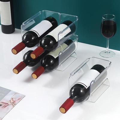Weinregal Stapelbarer Weinflaschenhalter Weinschrank Thekenhalter Rotwein Lagerständer Outdoor Geschirr