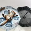 1PC cat snowflake Umbrella-9-Rib Reinforced, Automatic Open, Lightweight & Durable, Cute Fashion Accessory for Outdoor-P0767