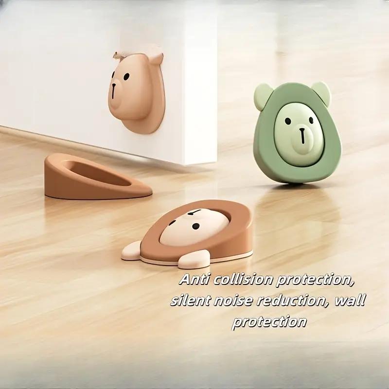 1PCS Silicone Door Stopper Windproof Door Stopper Anti-collision Door Blocker Door Card Fixed Door Plug Door Stopper Door Stopper