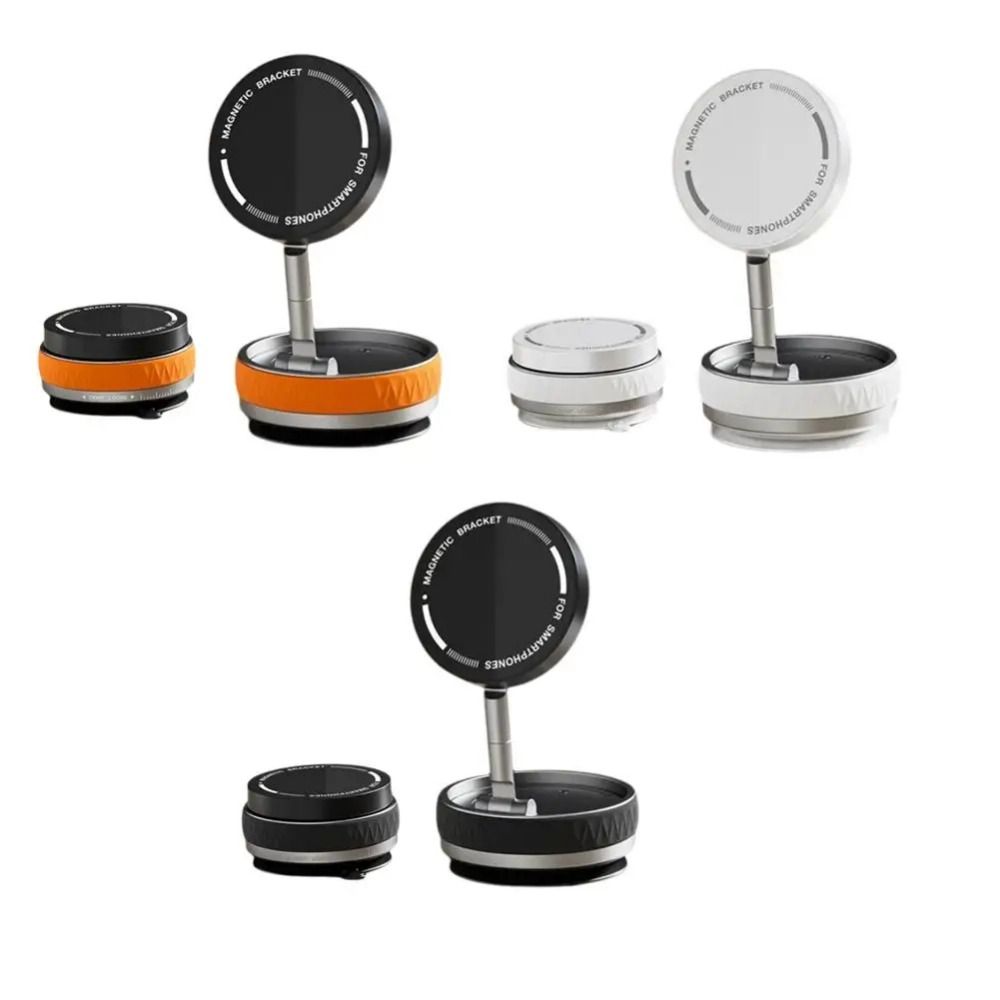 Dual 180° Adjustable Angles Vacuum Suction Phone Holder Folding Vacuum Suction Stand  Automobile
