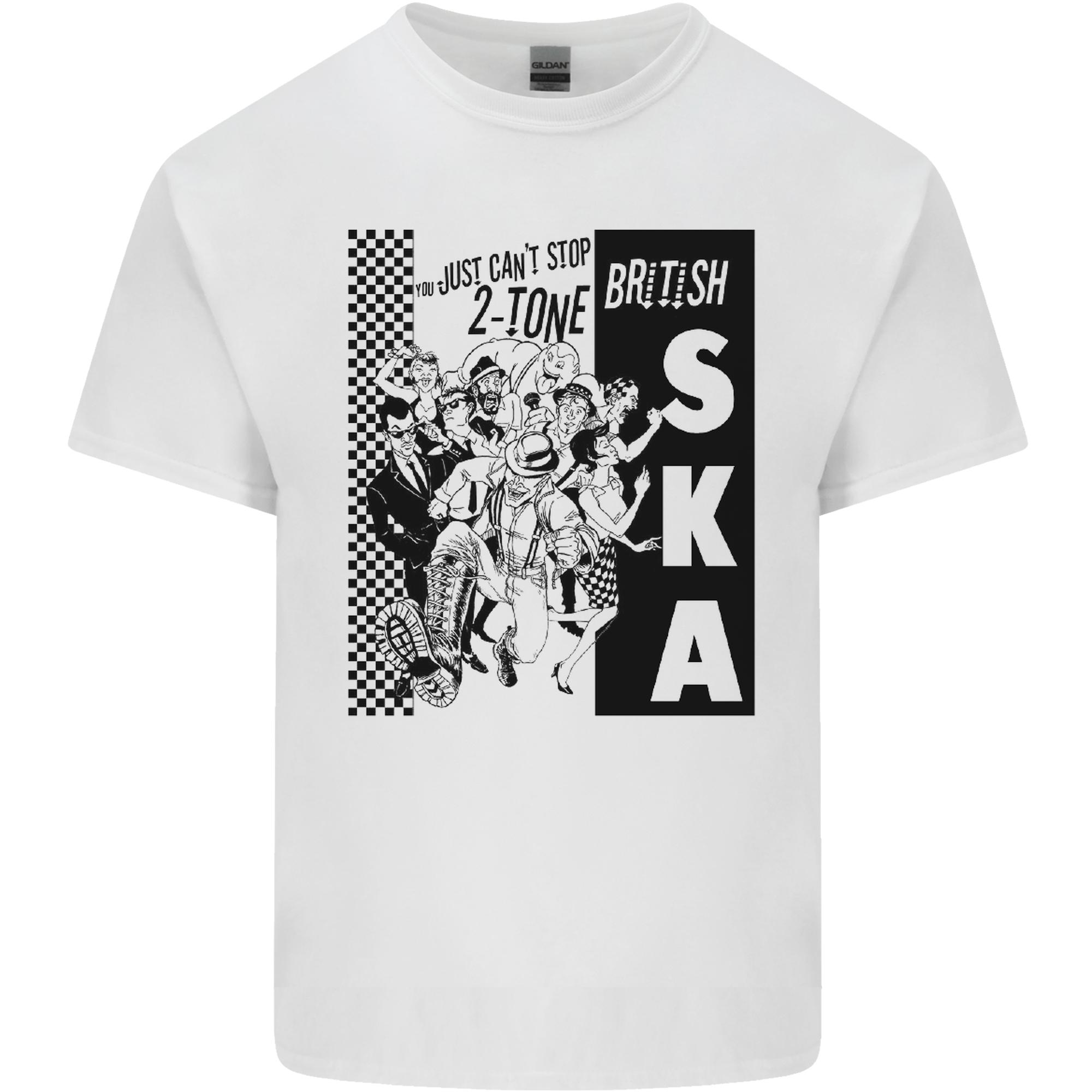 Cant Stop 2tone British Ska 2tone Unisexs Light Cotton Tshirt S