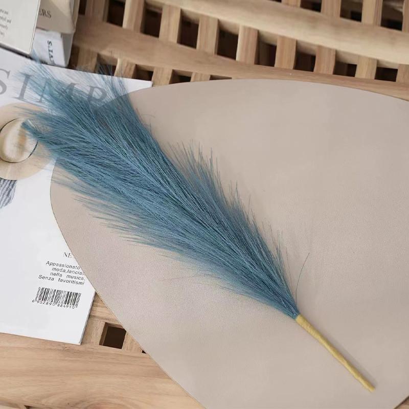 5Pcs 45cm Artificial Pampas Grass Bouquet Holiday Wedding Party Home Decoration Plant Simulation DIY Fake Flower Reed Boho