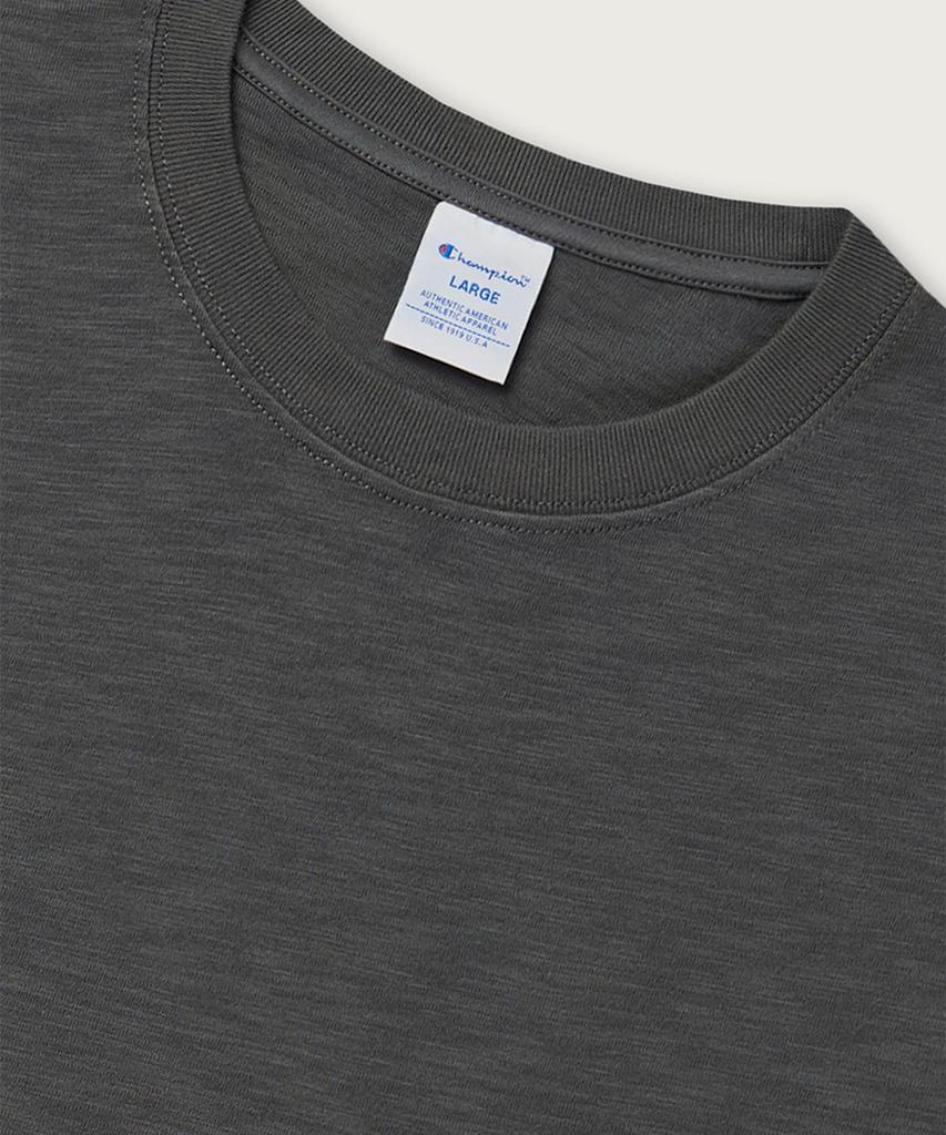 CHAMPION Slub Jogtag Short Sleeve T-Shirt Charcoal